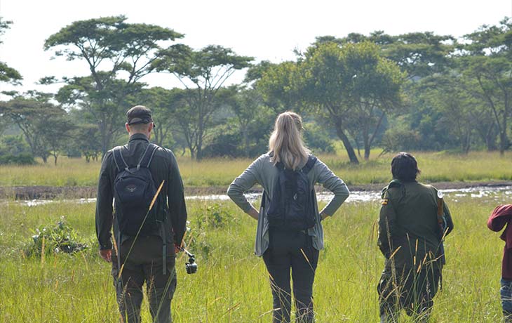 guided walk in Lake Mburo