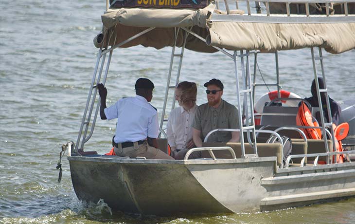 Boat cruise on kazinga channel