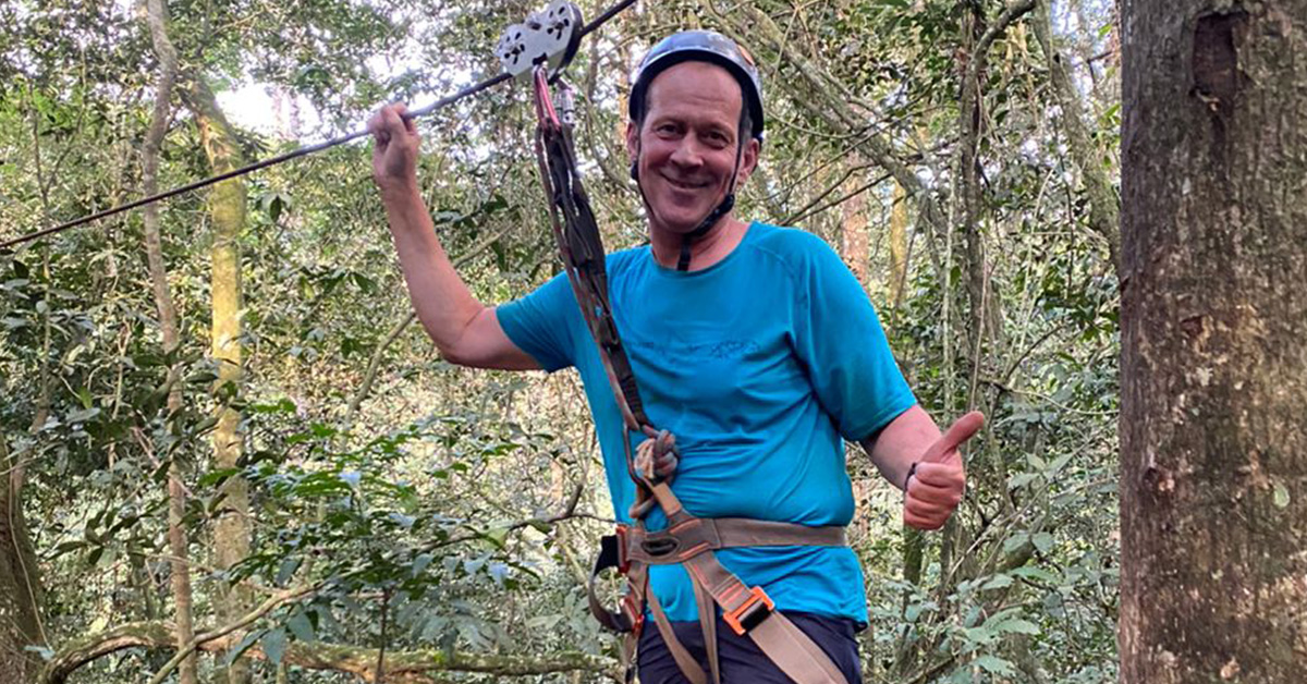 Zip lining