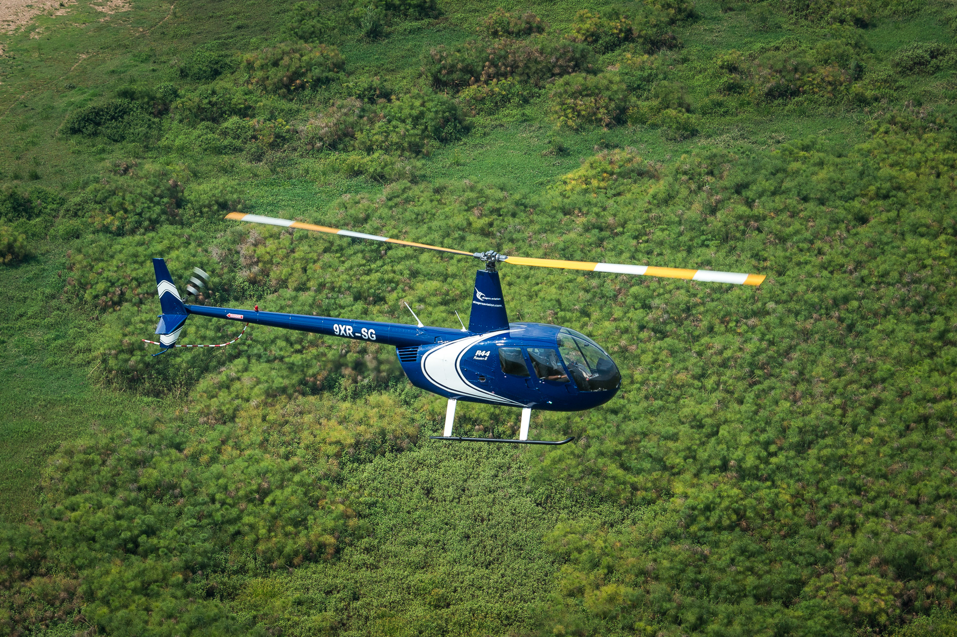Rwanda helicopter safaris