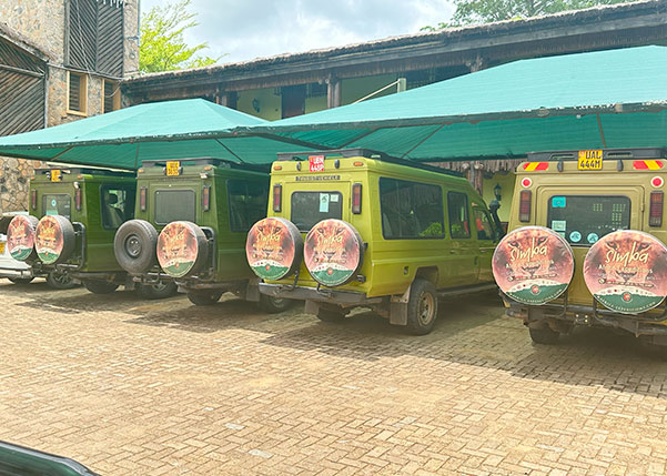 Simba African Expeditions Safari cars
